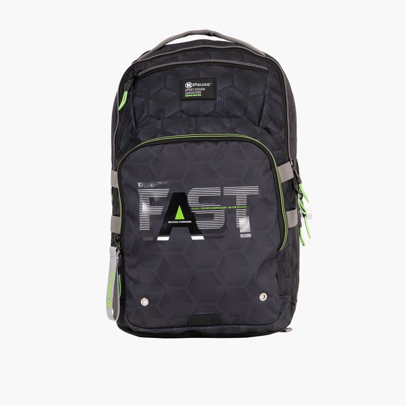 PAUSE Fast Printed Backpack for Boys - Image 1